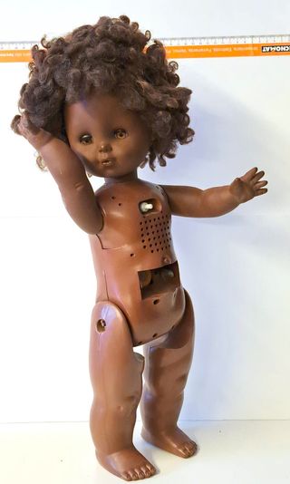 Bambola Vintage Rarissima Da Collezione; 50 Cm