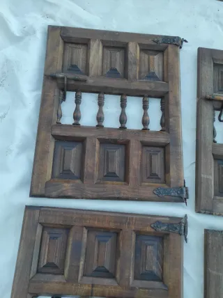 4 Puertas Madera Rústica