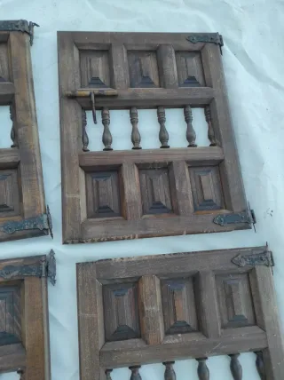4 Puertas Madera Rústica