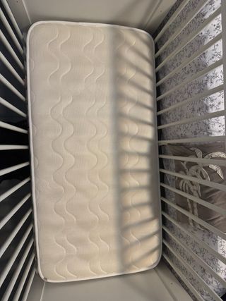 Cuna 120x60 con colchón de fibra de coco