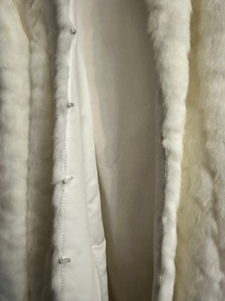 Chaqueta Morgan Blanca Pelo Sintético