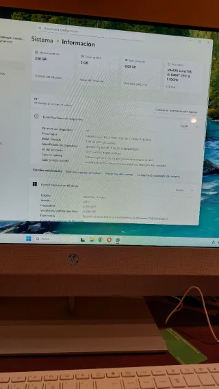 HP Pavilion All-in-One 27 Ordenador + Impresora HP