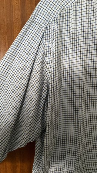 Camisa Polo Ralph Lauren Cuadros Azul Talla XXL