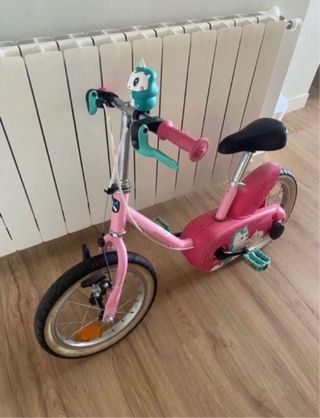 Bicicleta infantil 14 pulgadas rosa
