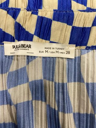 Blusa manga larga estampado geométrico