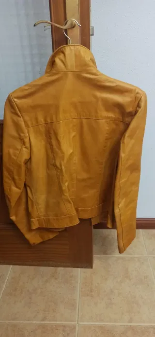 Cazadora cuero Erre Eme L whisky