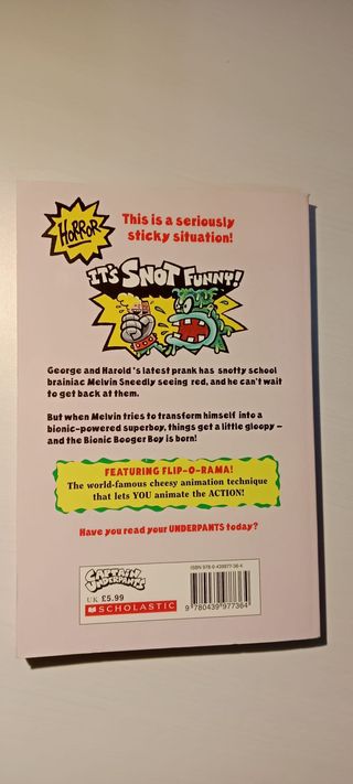 Varios libros de El Capitán Calzoncillos en Inglés