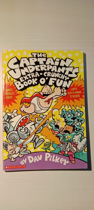 Varios libros de El Capitán Calzoncillos en Inglés