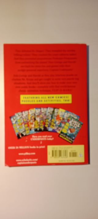 Varios libros de El Capitán Calzoncillos en Inglés