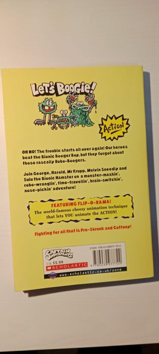 Varios libros de El Capitán Calzoncillos en Inglés