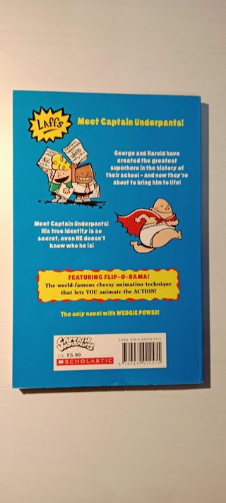 Varios libros de El Capitán Calzoncillos en Inglés