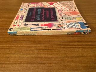 Pack 2 libros álbum para dibujar y colorear, moda