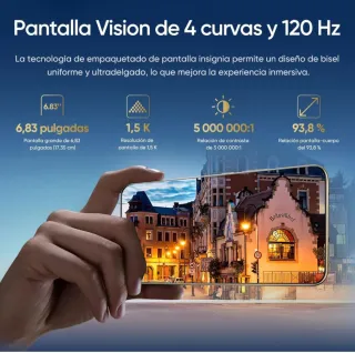 Móvil Realme 14 Pro+ 5G Blanco/Dorado (SIN ABRIR)