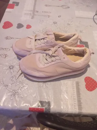 Zapatillas Zara Beige/Rosa