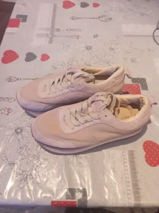 Zapatillas Zara Beige/Rosa