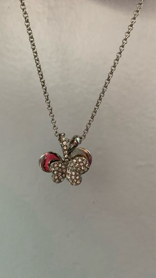 Colgante mariposa con circonitas