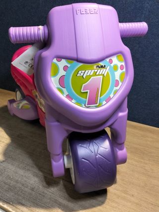 Motofeber 1 Sprint Girl, Correpasillo de Color Rosa Moto