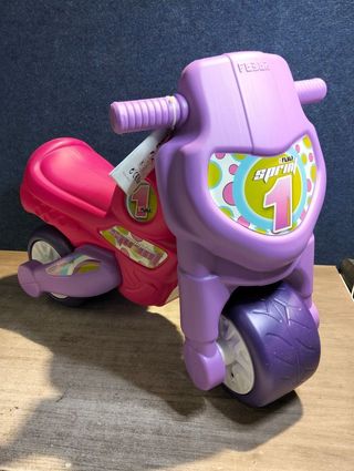 Motofeber 1 Sprint Girl, Correpasillo de Color Rosa Moto