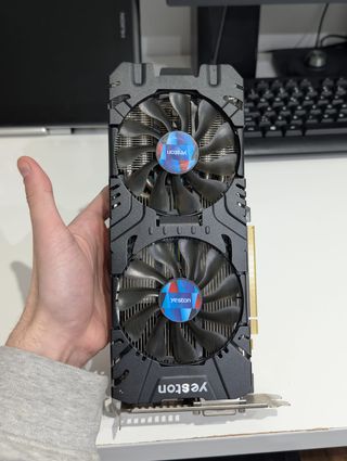 Tarjeta Gráfica Yeston RX 580 8GB GDDR5 2048SP