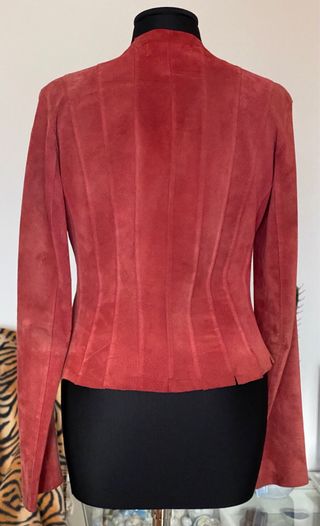 Giacca iBlues scamosciata rossa Tg 44