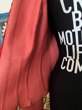 Giacca iBlues scamosciata rossa Tg 44