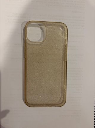 Funda iPhone 13 Glitter Transparente
