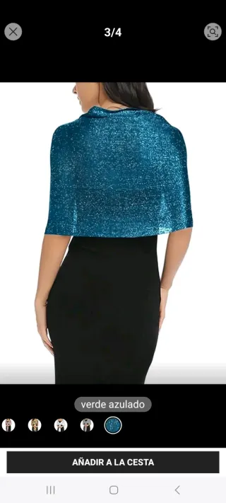 Fular de fiesta brillante