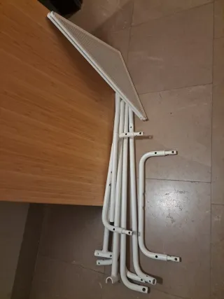 Mesa de escritorio madera y metal