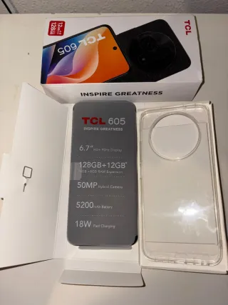 Móvil TCL 605 12GB RAM 128GB ROM Nuevo