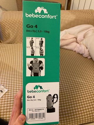 Mochila Bebe Confort Go 4 Negra