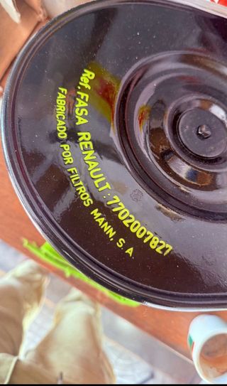 Pegatina Renault filtro de aire