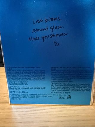 Set Senoritas Secret Rush profumo + crema