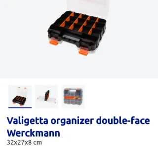 Valigetta organizer Werckmann doppia faccia