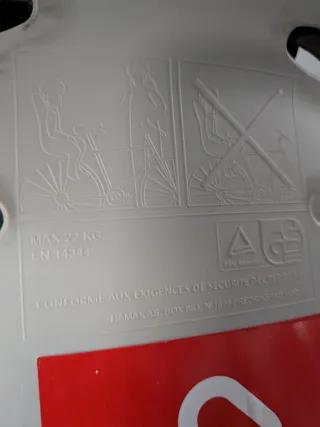 Silla bici bebé Hamax Smiley