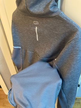 Sudadera Running Kalenji Talla L Gris