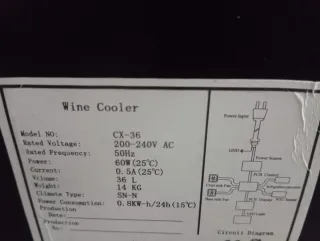 Nevera Botellero Cristal por solo 110€!