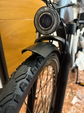 Bicicleta Eléctrica Gris