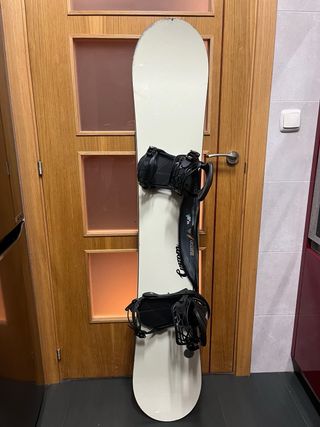 Snowboard Burton Custom + Fijaciones Mission Nueva