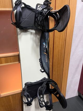 Snowboard Burton Custom + Fijaciones Mission Nueva