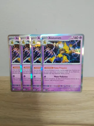 Pokémon Playset x4 Alakazam fase 2