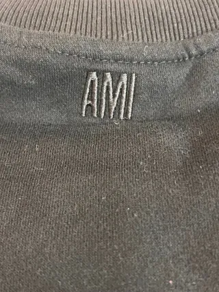 Sudadera Ami Corazón Talla M Negra