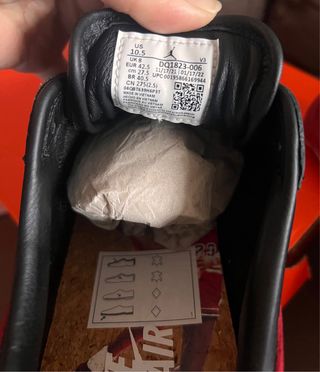 Zapatillas Nike Jordan Hombre Negras Rojas