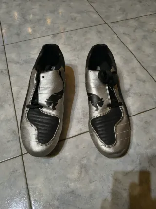 Scarpe Puma Calcio Uomo Argento/Nero