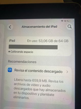 iPad 9ª Gen 64GB Plata,sin cargador,protector roto