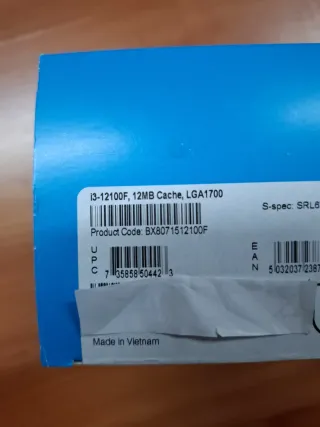 Processador Intel Core i3 12ª Gen LGA1700