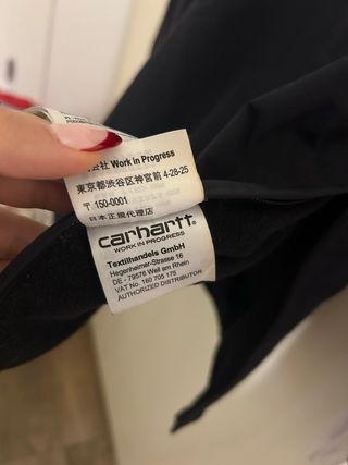 Chaqueta Carhartt Canguro Negra