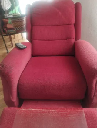 Sillón relax reclinable eléctrico.