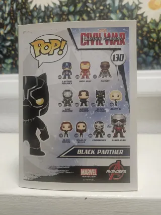 Funko Pop! Black Panther Capitán América 130