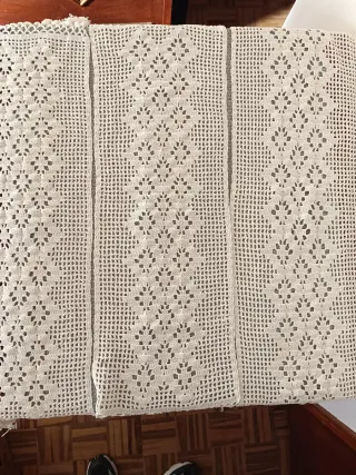 3 Naperons de crochet artesanais