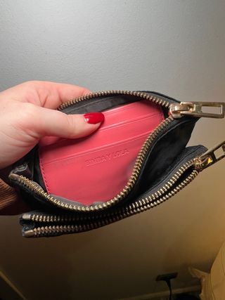 Cartera Bimba y Lola Negra Doble Cremallera